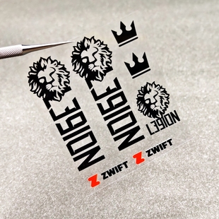 闪电L39ION洛杉矶狮子车队标公路车美化防水贴纸