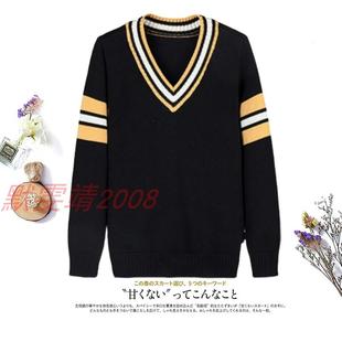 针织毛线衣 09M10纯棉毛衣男女童中大童套头衫 伊顿校服同款 春秋季