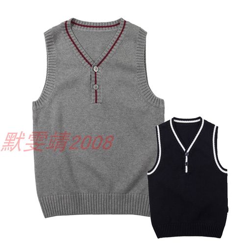 男童马甲背心2022新品学院风伊顿