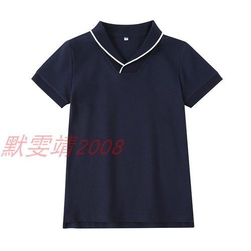 校服英伦学院风女童短袖T恤