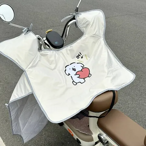 双面爱玛薄款防水电瓶车挡风被夏季台铃防晒小牛女士电动车zb雅迪