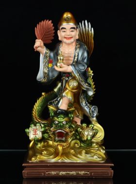 树脂祝福中式家用济公摆件