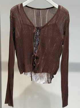 hs-2026专柜正品春季新品短针织开衫112603201319吊牌价899