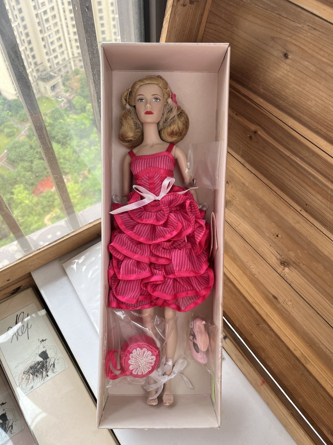 亚历山大 madame alexander 古董关节娃娃十六寸娃四分娃粉红女郎