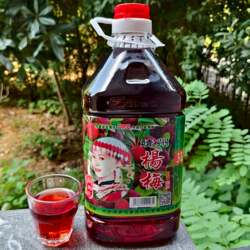 8度6斤湖南靖州杨梅酒原浆梅子果酒低度红酒装女生甜酒正品