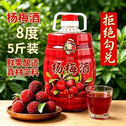 买五发6洞乡花靖州杨梅果酒8度女生微醺梅子酒