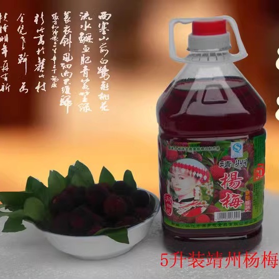 湖南靖州杨梅果酒红酒10斤原汁自酿梅子酒女生爱喝的甜酒包邮