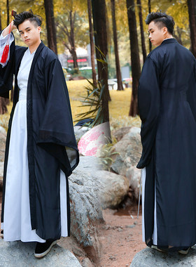 汉服男夏大袖套装侠客古风