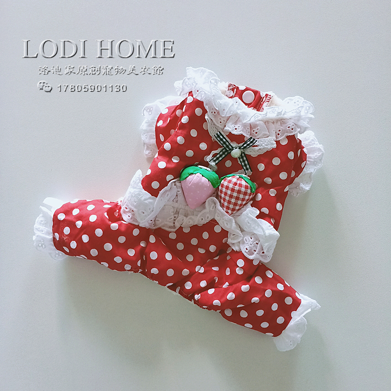 洛迪家宠物服装狗狗加厚比熊博美