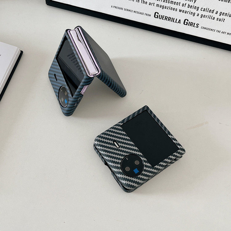 适用vivo xflip手机壳vivoxflip折叠屏vivo x flip碳纤维纹理vivoxfilp凯夫拉同款xfilp男款防摔xf超薄保护套