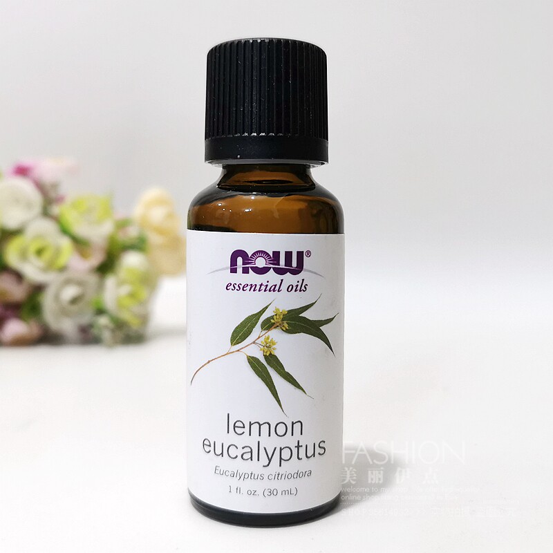 现货香薰芳疗美国now lemon eucalyptus柠檬桉尤加利单方精油30ml