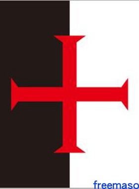 Knights Templar中圣殿骑士团影视道具旗帜咖啡厅酒吧装饰布画