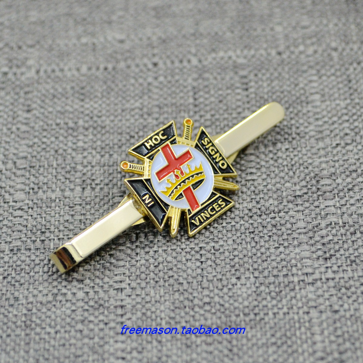 中世纪神庙骑士风格商务领带夹