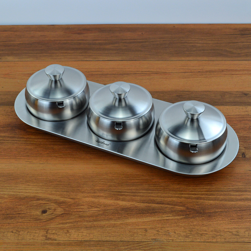 代工厂18-10不锈钢厨房调料罐