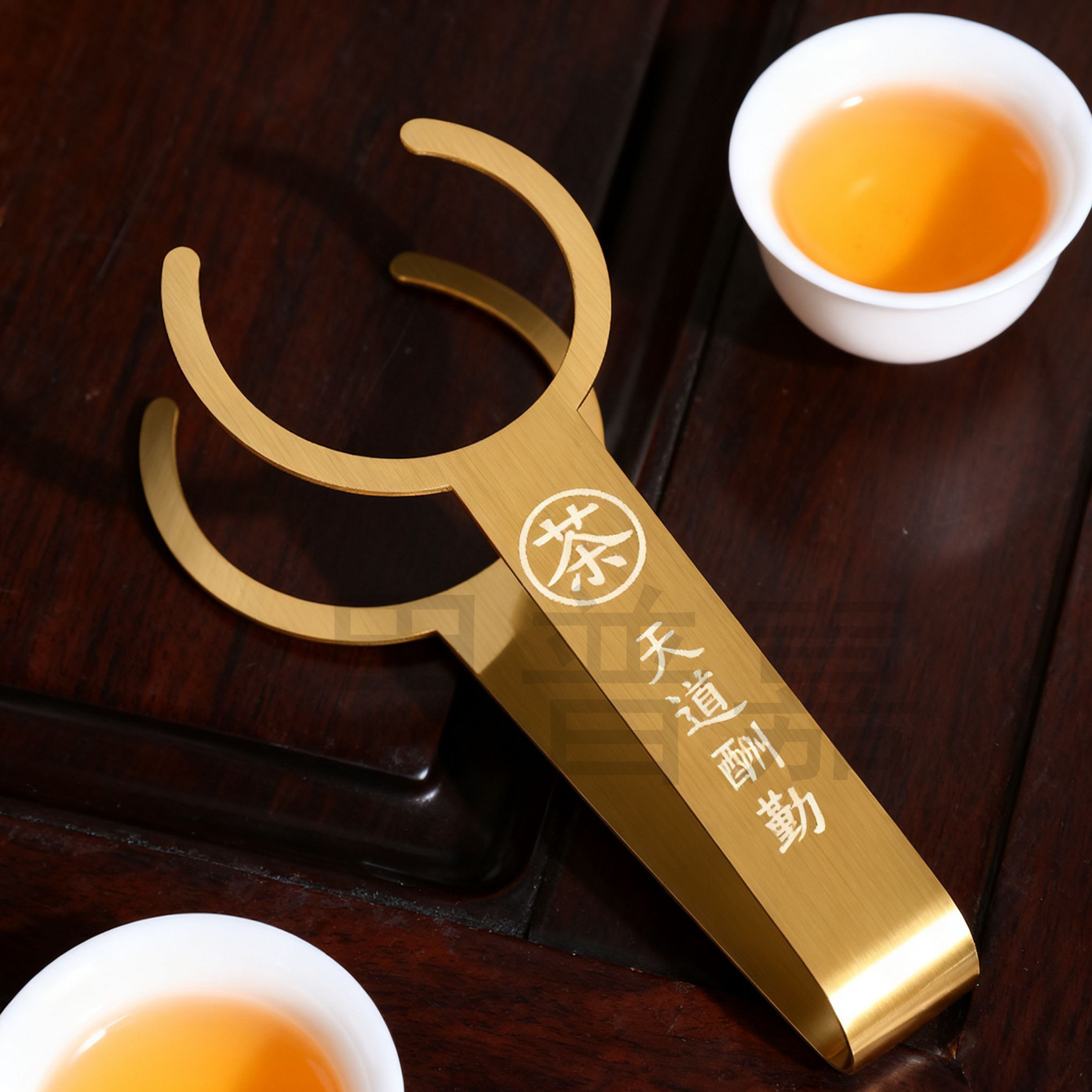 不锈钢防滑防烫茶杯夹子