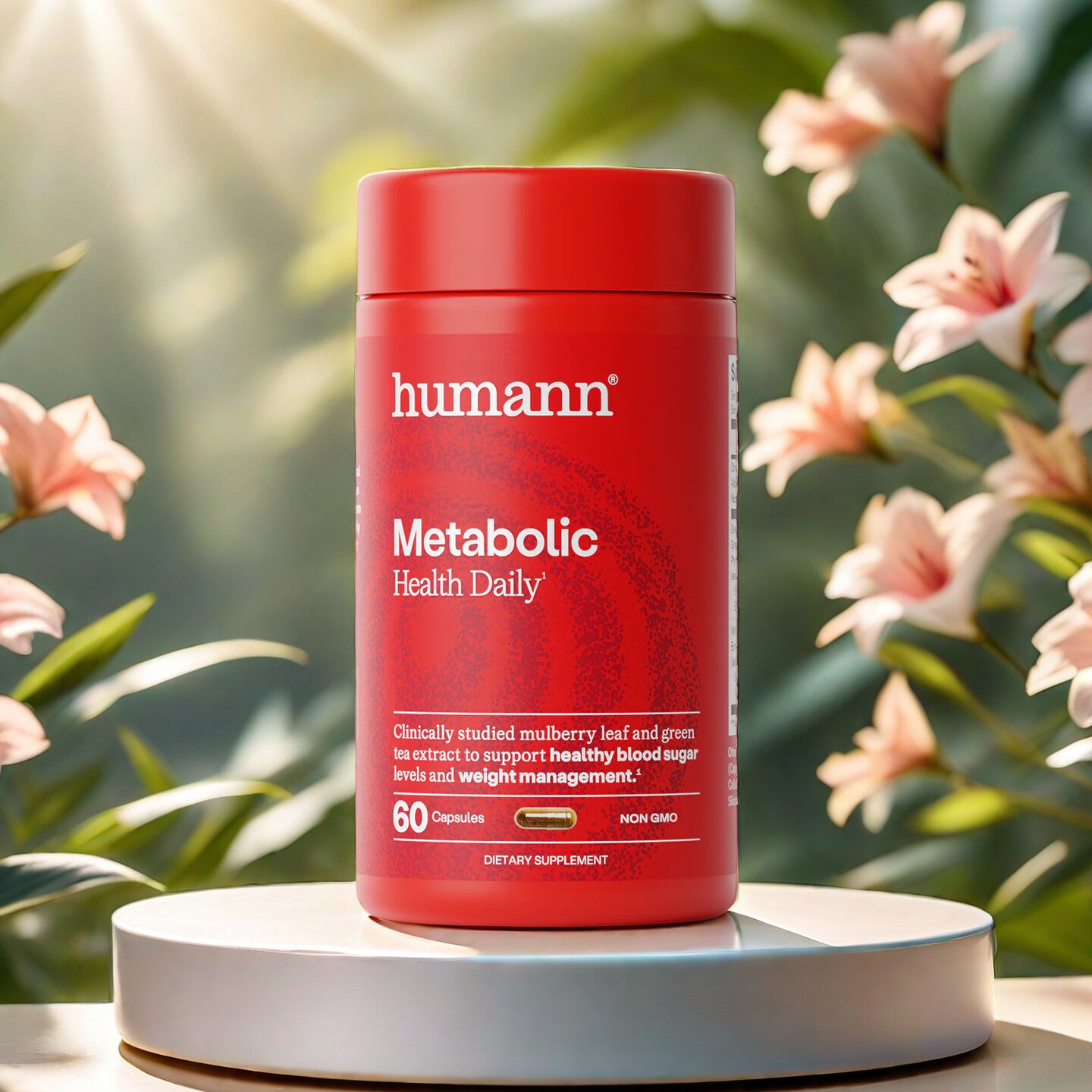 Humann Metabolic烟酰甘胺氨酸铬绿茶白桑葚提取物提供代谢糖平衡