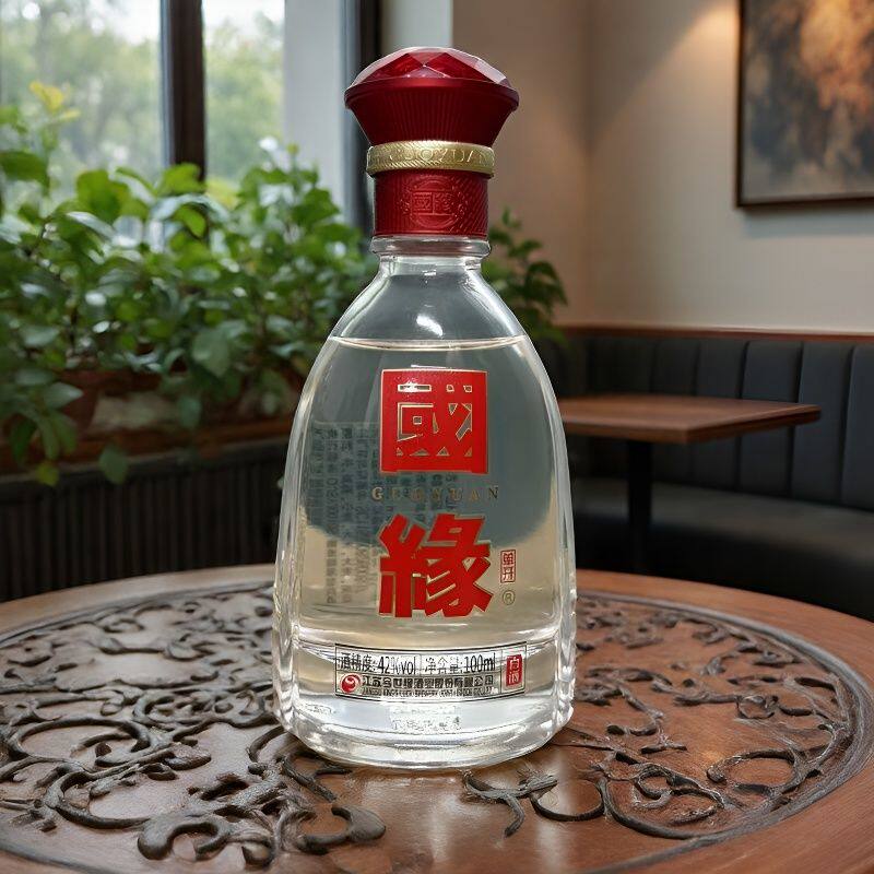 【正品】今世缘国缘 单开国缘 42度100ml 小单开 自饮收藏小酒版