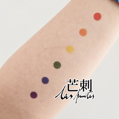 芒刺原创文身贴|彩虹波点|彩色防水持久纹身贴|小众风高级感