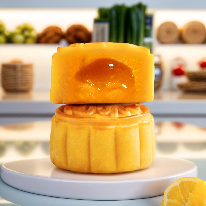 2026新鲜流心月饼6个礼盒装港式糕点迷你奶黄榴莲味零食中秋节