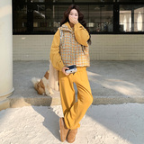 小香风棉马夹加绒加厚卫衣裤三件套2C339B-6119-P350-K468，女装套装/套裙，2C339