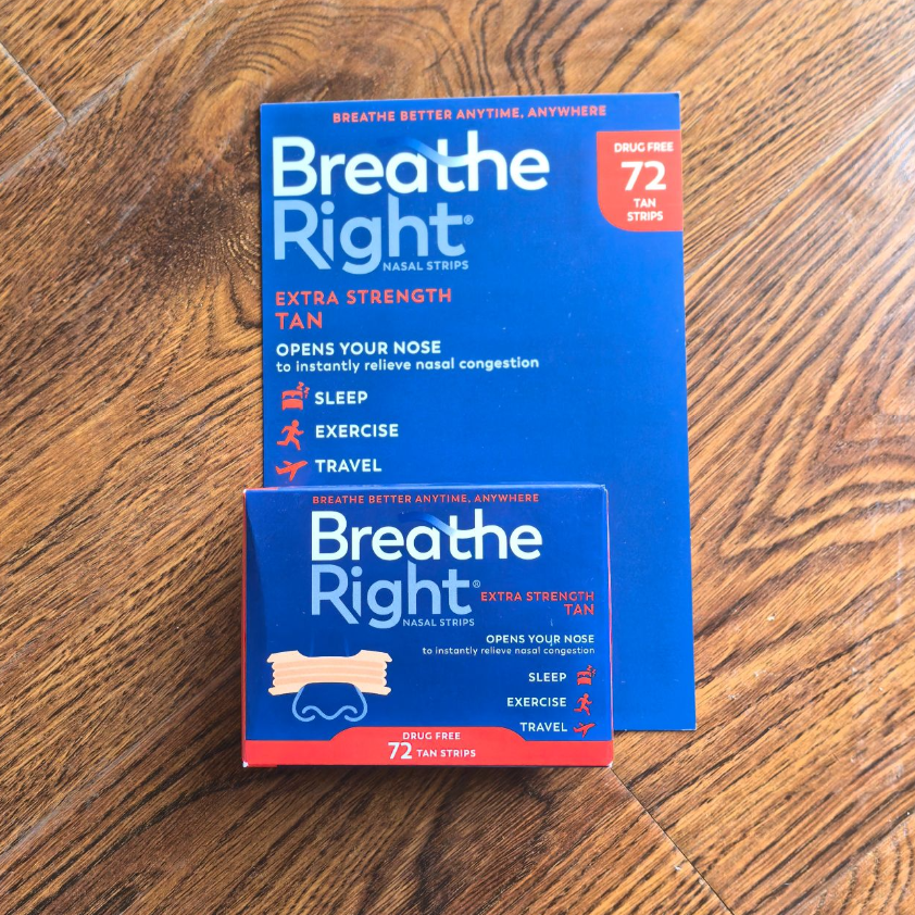 新品 美国直邮Breathe Right防打鼾通气鼻贴鼻舒乐呼吸EXTRA 72片