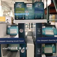 美国直邮 飞利浦电动牙刷钻石洁面刷头替换6支装hx6962/9046/6066