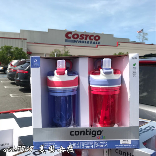 contigo美国康迪克儿童吸管水杯