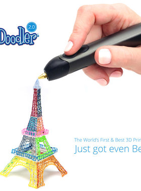 Kickstarter 3Doodler20 3D立体打印笔 涂鸦笔空中作画.