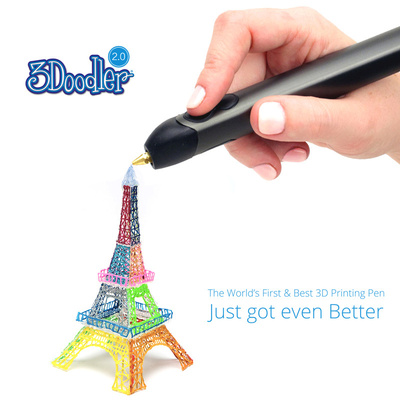Kickstarter 3Doodler20 3D立体打印笔 涂鸦笔空中作画.