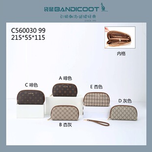 袋鼠正品手拿包女2025新款时尚百搭手拎包高级感小众设计手抓包