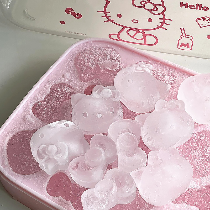 kitty冰格硅胶雪糕模具自制冰块