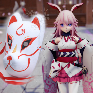 崩坏学院园3八重樱cosplay配饰游戏周边手绘狐狸全脸狗面具包邮