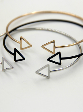 几何三角可调节铁女简约