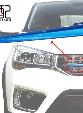 原厂 适配新能源瑞虎3Xe中网装饰条 蓝色饰条 电动车充电堵盖蓝条