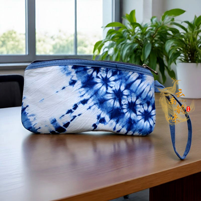 民族风扎染百搭手拿包时尚简约手包女士手机零钱包蓝染文艺手拎包,箱包皮具/热销女包/男包,手拿包,淘宝优惠券,粉丝福利购,淘宝优惠卷