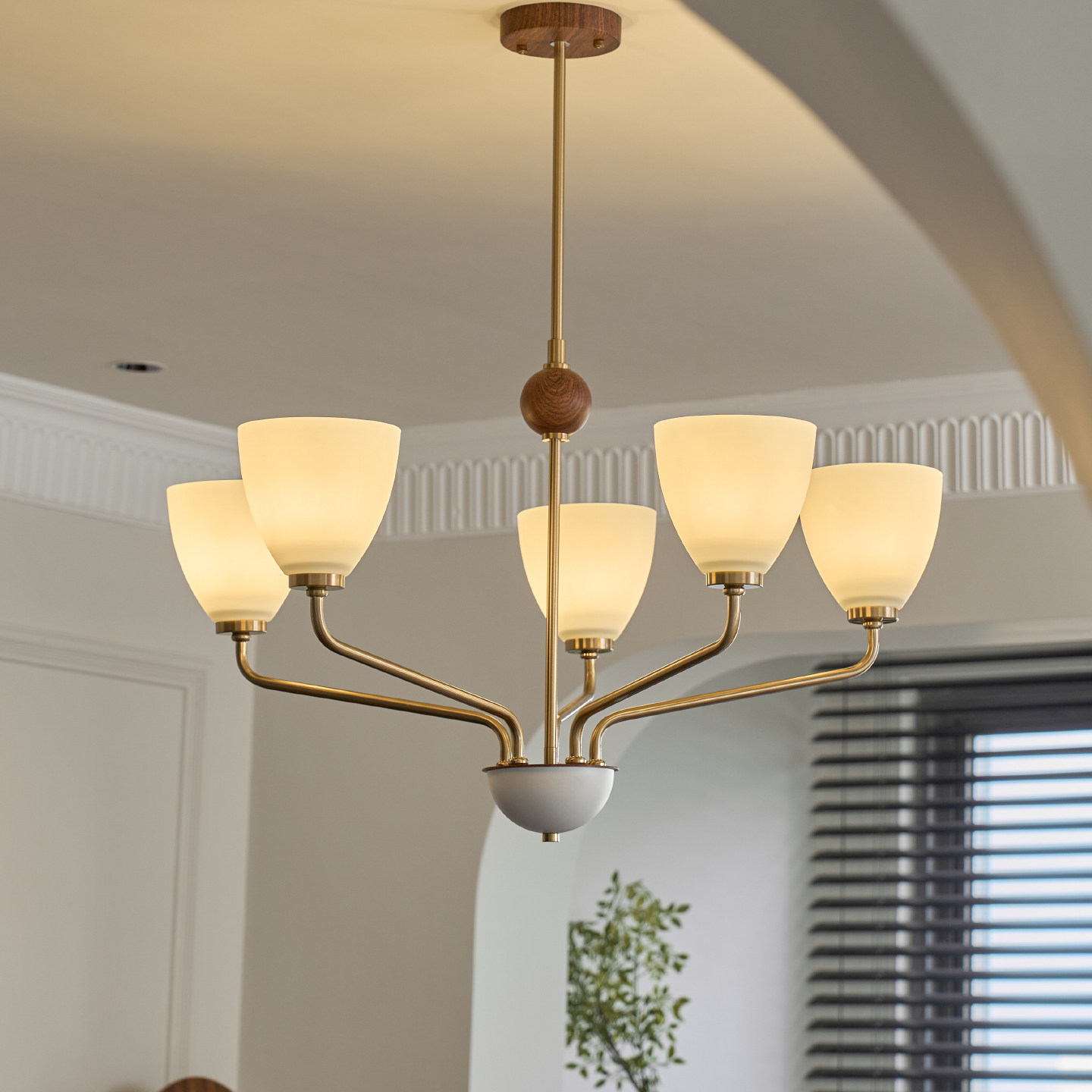 法式客厅中古吊灯复古餐厅吧台灯美式原木风主卧室书房吊灯