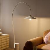 法式 地灯 中古落地灯现代简约客厅卧室书房钓鱼灯氛围感设计师款