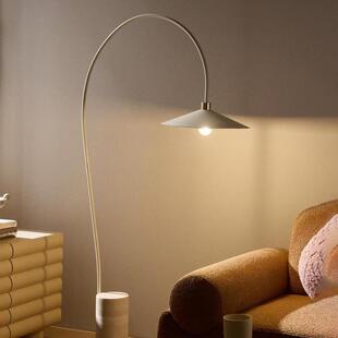 法式中古落地灯现代简约客厅卧室书房钓鱼灯氛围感设计师款地灯