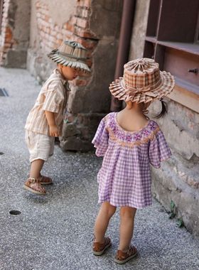 Alice's World 22春夏LORNA MURRAY澳洲儿童成人手工编制草帽遮阳