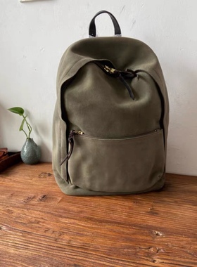 非phillip Lim限量复古真皮男士电脑双肩包背包牛皮轻便新款软皮