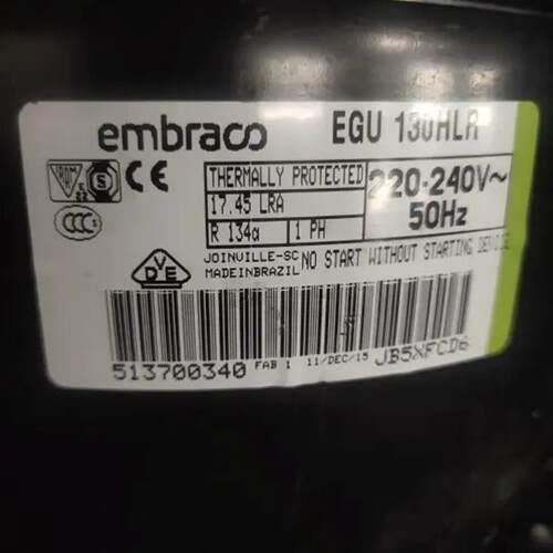 恩布拉科EGX 90CLC EGU130HLR  EGAS 100HLR EGSY 90HLP压缩机
