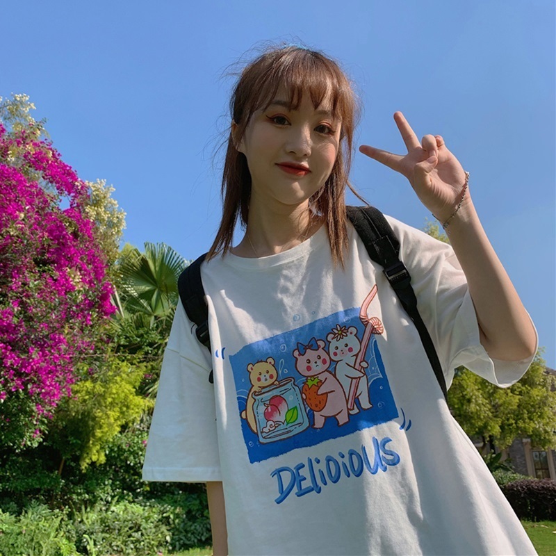 Official picture fabric cotton summer new short sleeve T-shirt