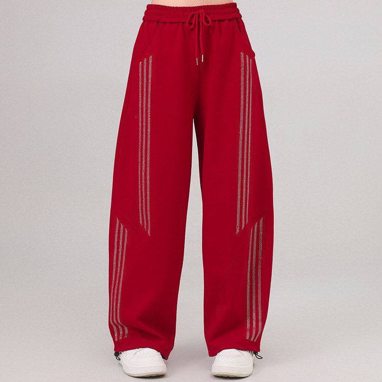 秋冬跳舞广场舞磨毛修身长袖T恤打底宽松烫钻休闲裤套装亲切,运动/瑜伽/健身/球迷用品,广场舞套装,淘宝优惠券,粉丝福利购,淘宝优惠卷