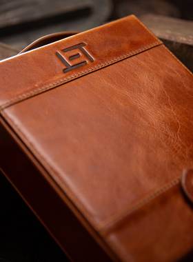 新加坡Element Technology全球限量版双色皮植鞣革耳机线材收纳盒