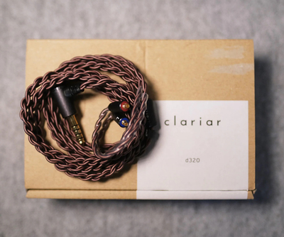 日本Acoustune子品牌Clariar官方4芯无氧铜耳塞/耳机升级线d320