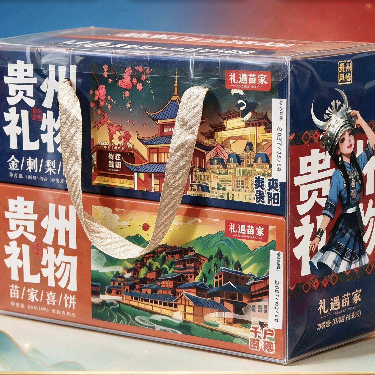 贵州礼物礼遇礼盒装刺梨干鲜花饼传统糕点送人伴手礼