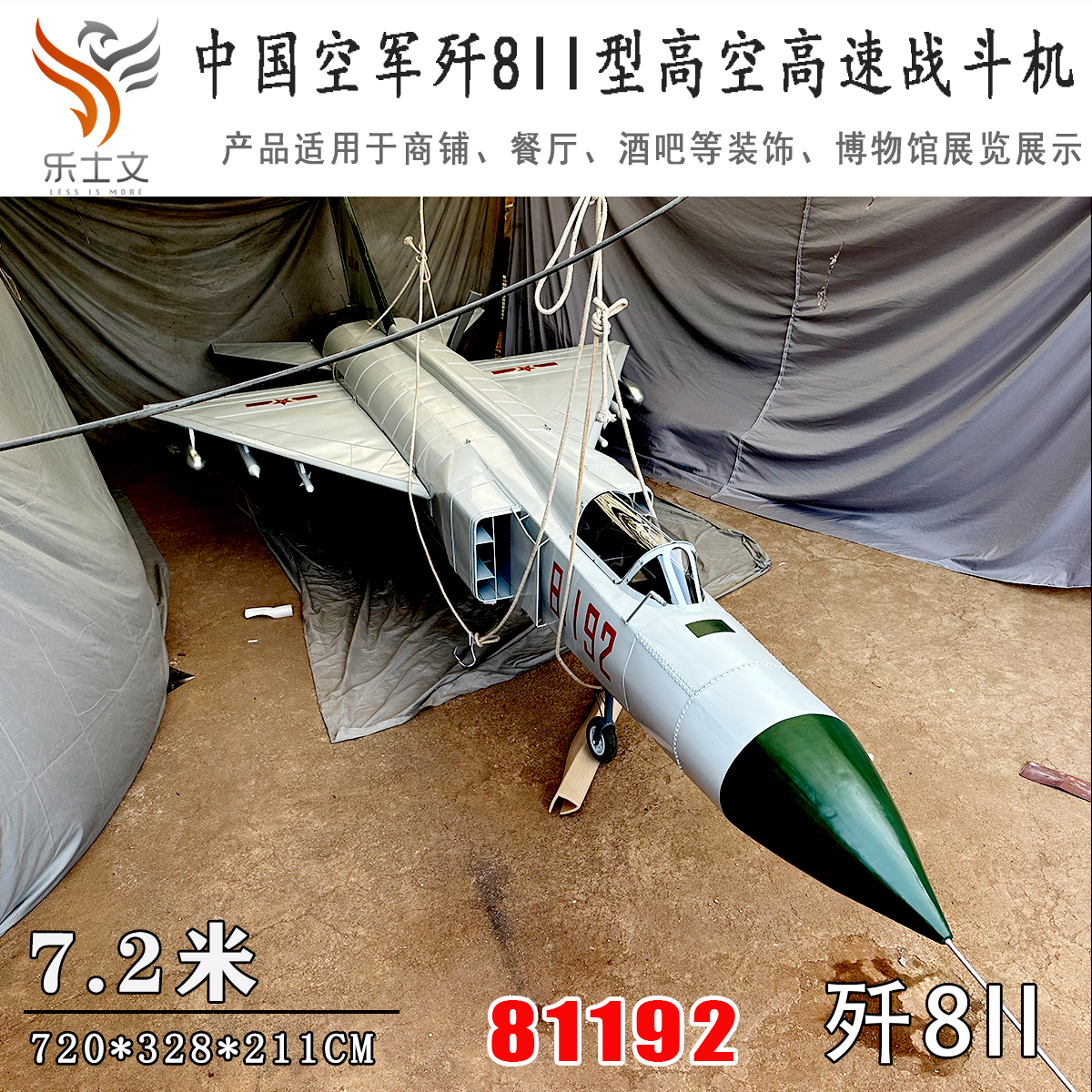 歼8-2 歼-8Ⅱ 歼八Ⅱ 歼击机 长须鲸-B 81192号 海空卫士王伟座机