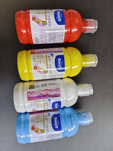 Bonfil宝菲凡速干水粉颜料可水洗幼儿园涂鸦绘画色彩颜料实体店