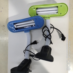 学生9W台灯床头灯夹子灯多功能节能学生台灯按钮式开关80cm电源线