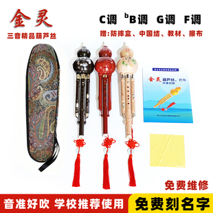 金灵葫芦丝C调降b调G调F调仿红木小学生儿童成人初学者乐器可定制